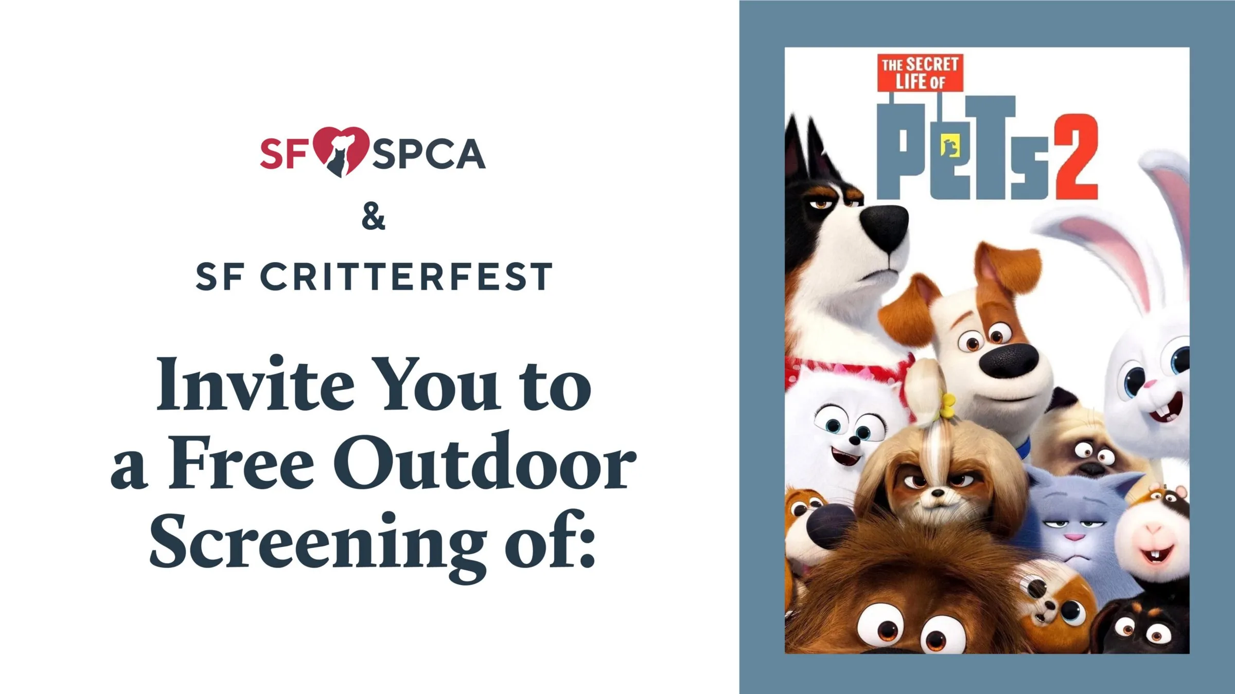 Secret Life of Pets 2 Screening at SF SPCA