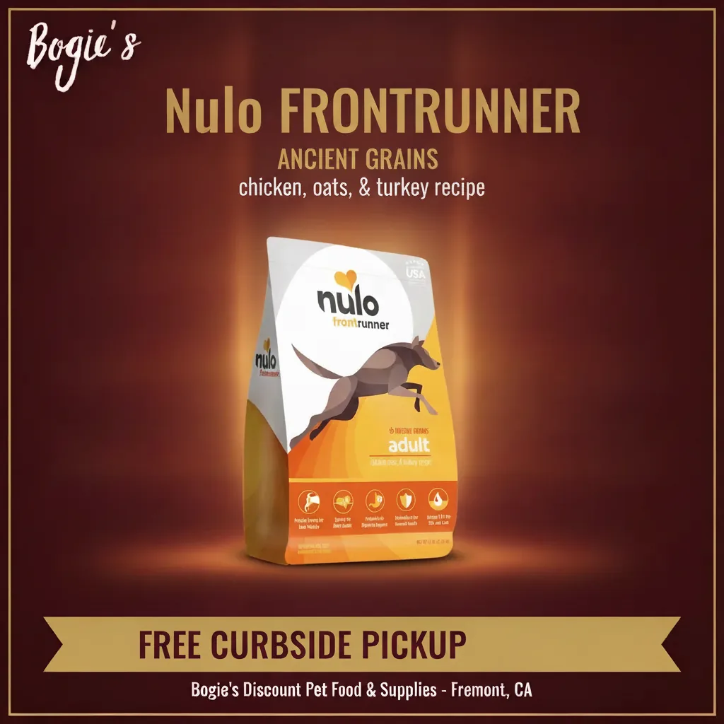 Nulo Frontrunner Ancient Grains dog food, 3-lb bag, $12.99, free curbside pickup
